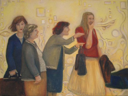 Frauen an der Schönhauser Allee